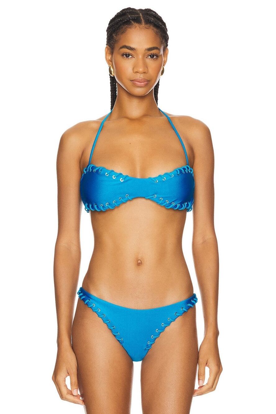 Miaou Rio Bikini Top - S Azure
